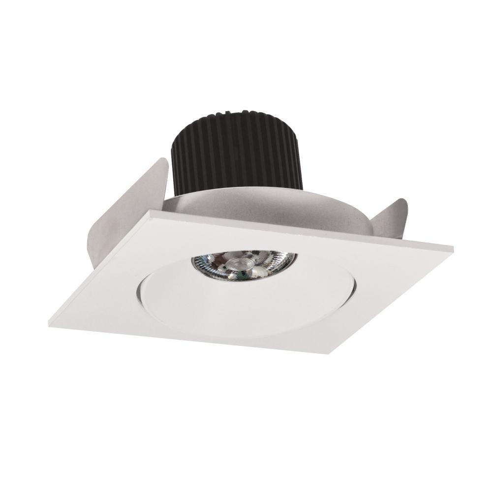 4&#34; Iolite LED Square Adjustable Cone Reflector, 10-Degree Optic, 800lm / 12W, 4000K, White