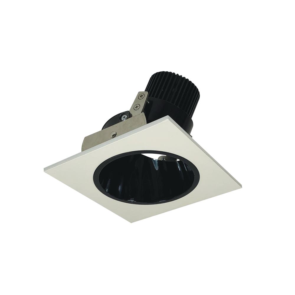 4&#34; Iolite LED Square Adjustable Reflector with Round Aperture, 1000lm / 14W, 4000K, Black