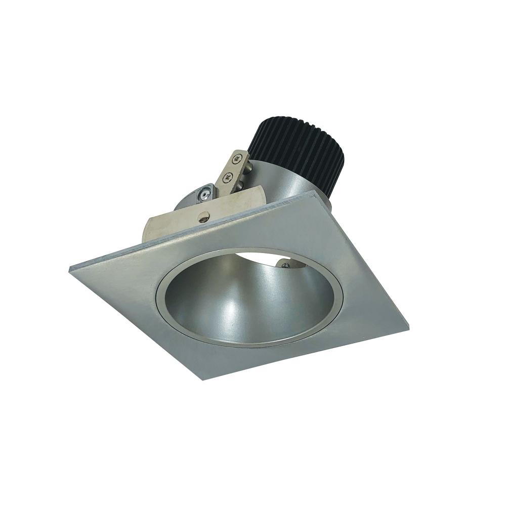 4&#34; Iolite LED Square Adjustable Reflector with Round Aperture, 800lm / 14W, 5000K, Natural Metal