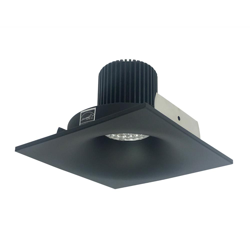 4&#34; Iolite LED Square Bullnose, 1000lm / 14W, 3000K, Black Finish