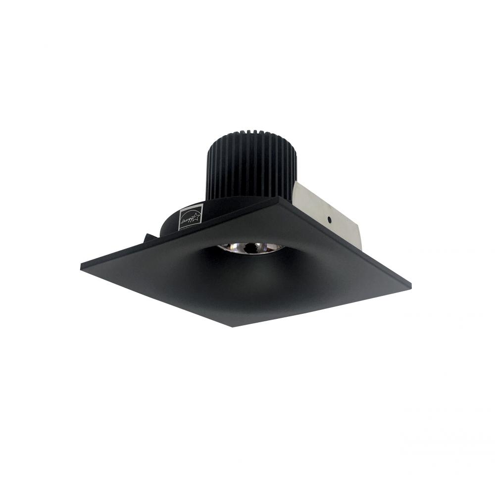 4&#34; Iolite LED Square Bullnose, 10-Degree Optic, 800lm / 12W, 3000K, Black Finish