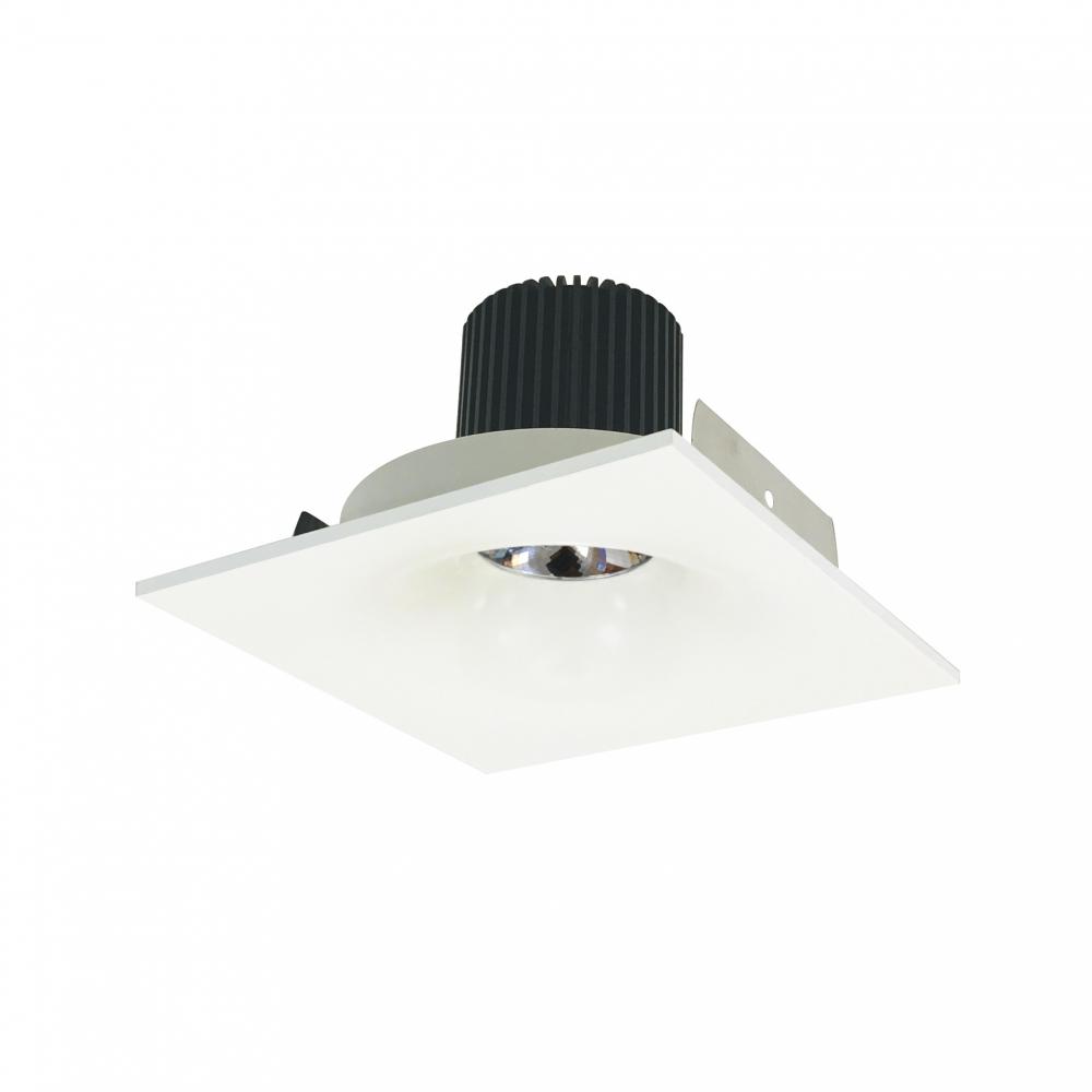 4&#34; Iolite LED Square Bullnose, 10-Degree Optic, 800lm / 12W, 4000K, White Finish