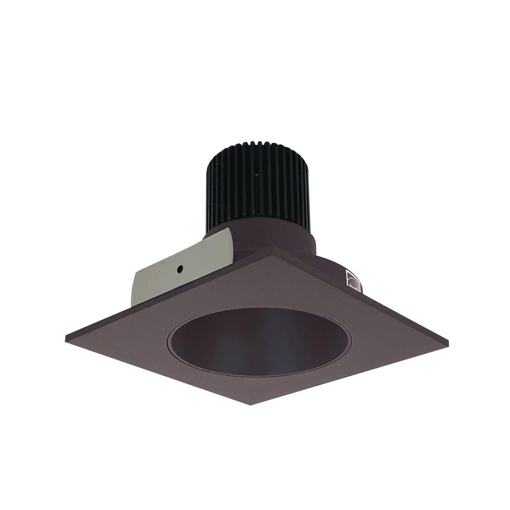 4&#34; Iolite LED Square Reflector with Round Aperture, 10-Degree Optic, 800lm / 12W, 4000K, Bronze