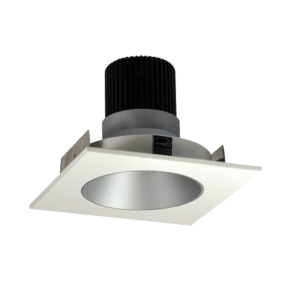 4&#34; Iolite LED Square Reflector with Round Aperture, 1000lm / 14W, 2700K, Haze Reflector / White