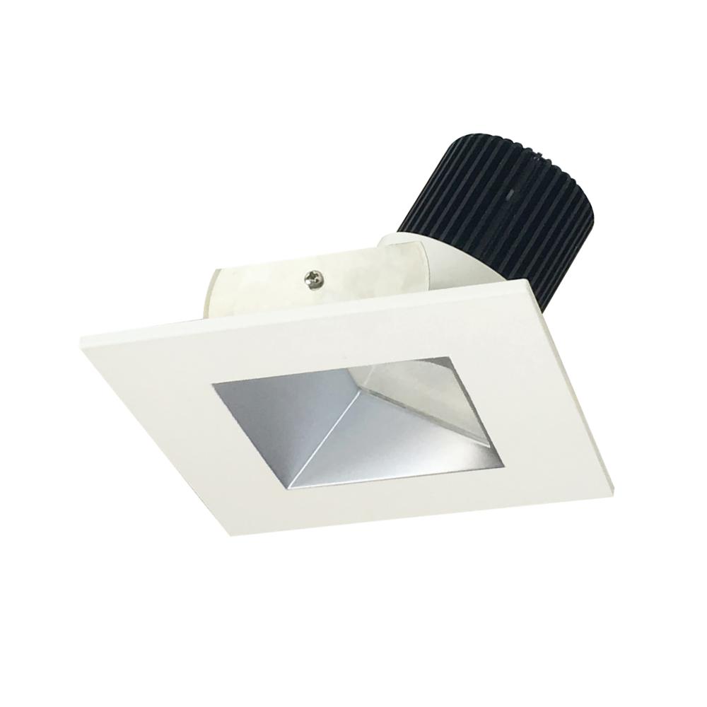 4&#34; Iolite LED Square Wall Wash, 1000lm / 14W, 3500K, Haze Reflector / White Flange