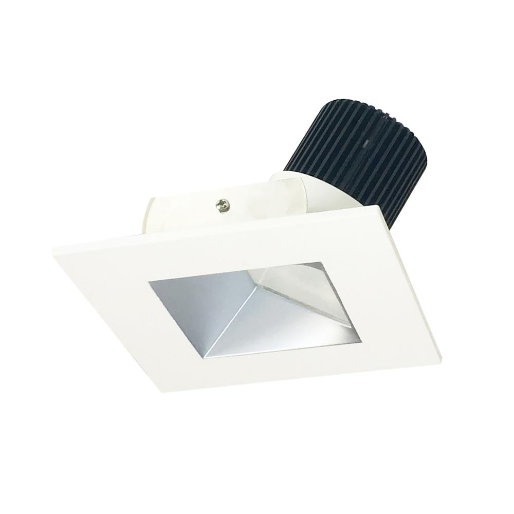 4&#34; Iolite LED Square Wall Wash, 1000lm / 14W, 2700K, Haze Reflector / Matte Powder White Flange