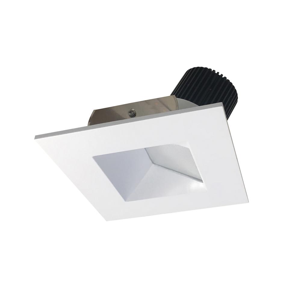 4&#34; Iolite LED Square Wall Wash, 1000lm / 14W, 3000K, Matte Powder White Reflector / Matte Powder