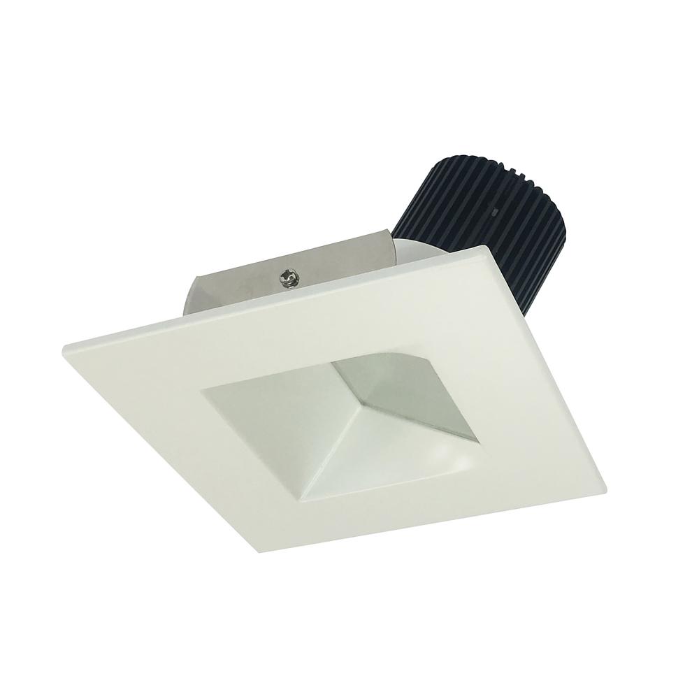 4&#34; Iolite LED Square Wall Wash, 1000lm / 14W, 5000K, White Reflector / White Flange