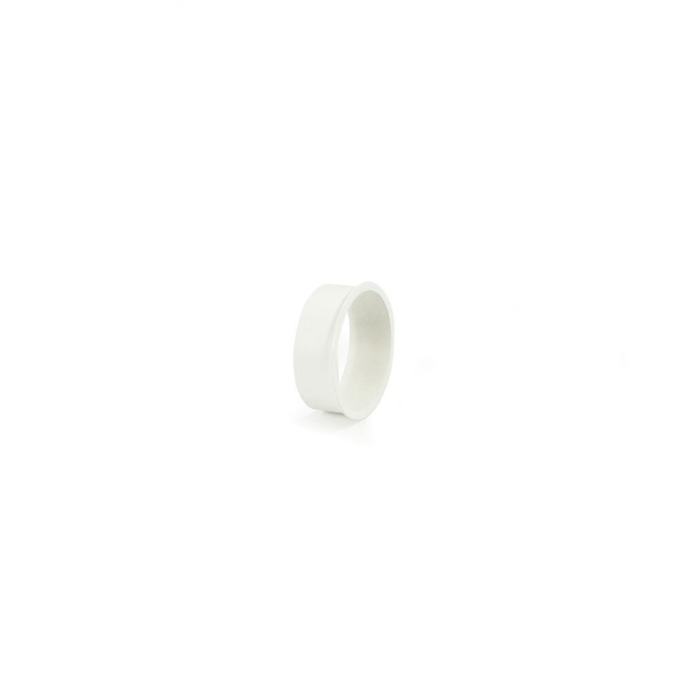 5/8&#34; White Opaque Snoot for Pearl, 2&#34; & 4&#34; Iolite Trims