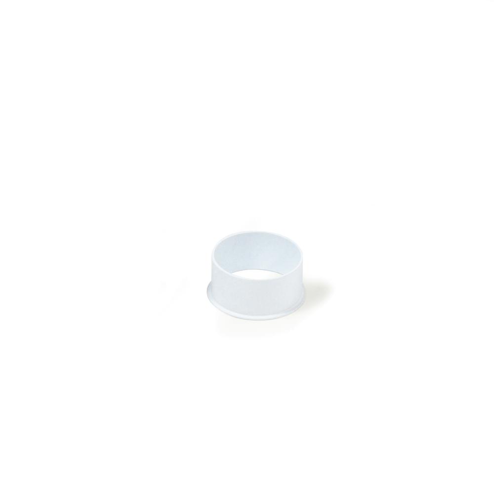 3/4&#34; Matte Powder White Opaque Snoot for Pearl, 2&#34; & 4&#34; Iolite Trims