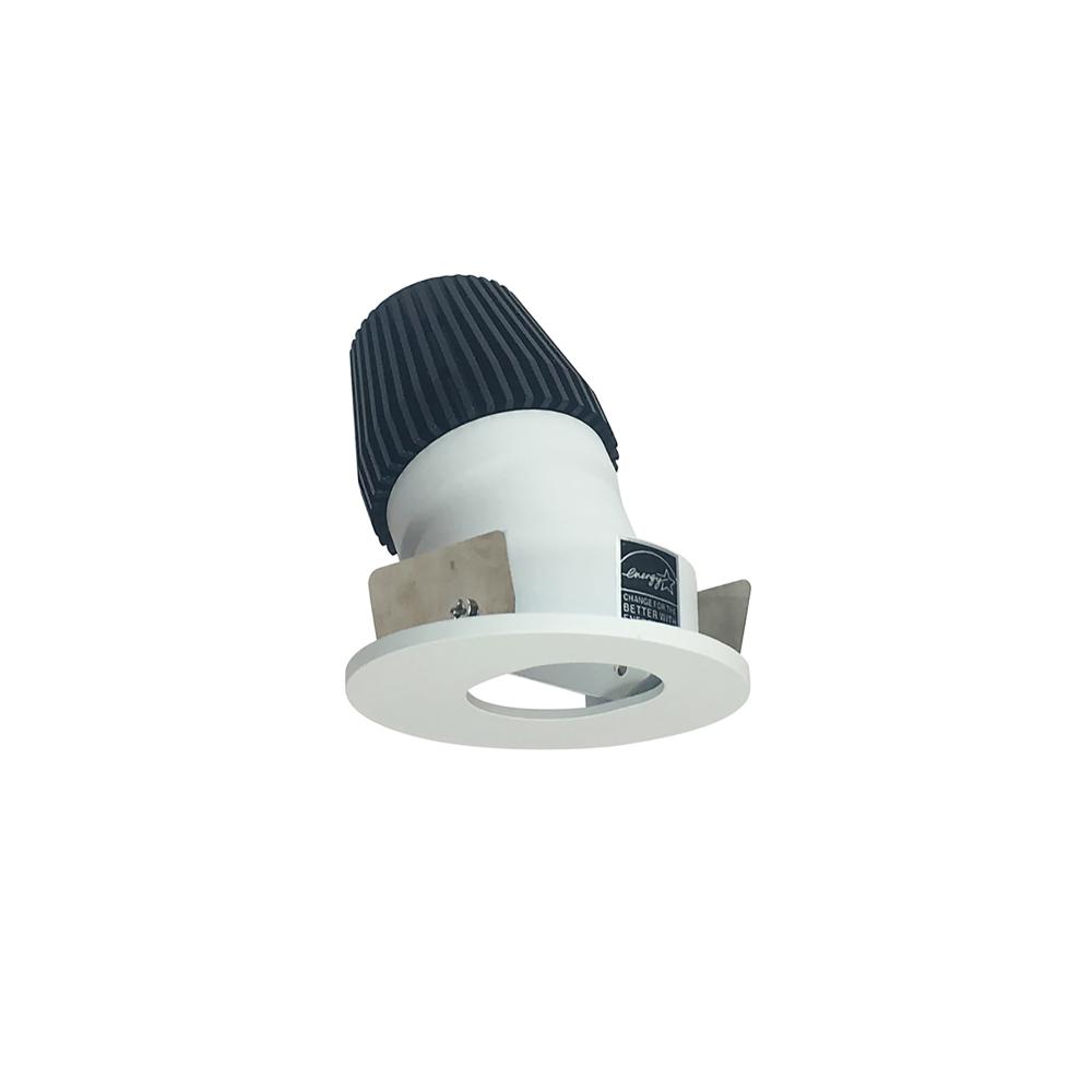 1&#34; Iolite LED BWF Round Adjustable Slot Aperture, 600lm, Comfort Dim, Matte Powder White Slot