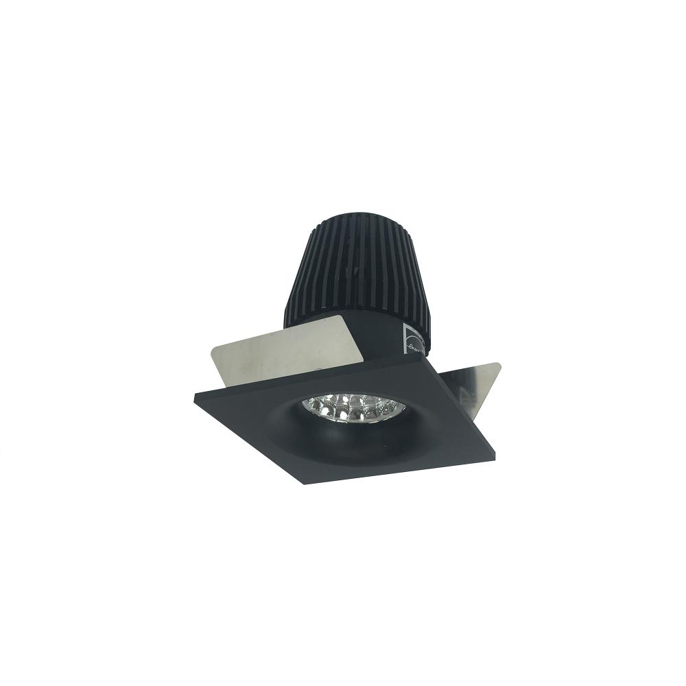 1&#34; Iolite LED BWF Square Bullnose, 600lm, 3000K, Black Reflector / Black Flange