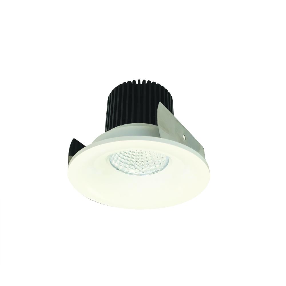 2&#34; Iolite LED Round Bullnose, 1000lm / 14W, 2700K, White Finish