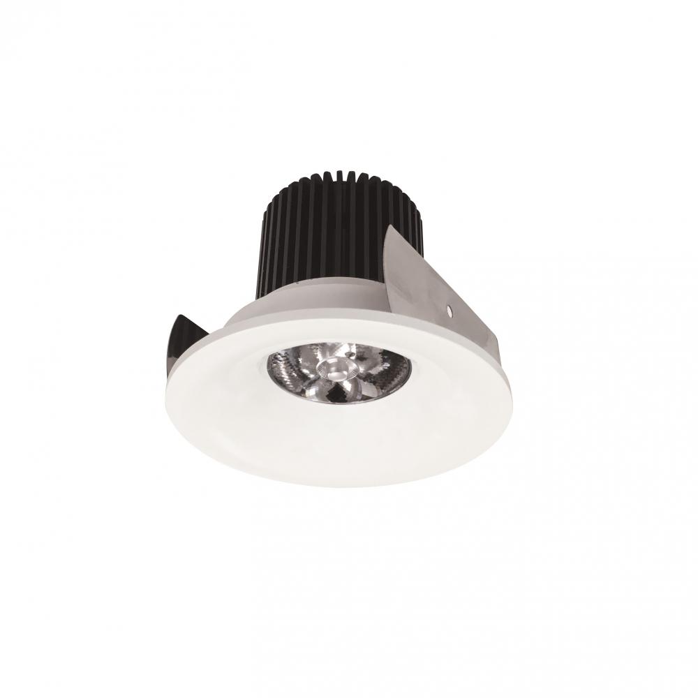 2&#34; Iolite LED Round Bullnose, 10-Degree Optic, 800lm / 12W, 3500K, White Finish