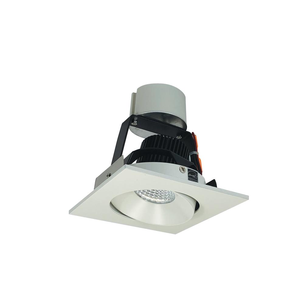 4&#34; Iolite LED Square Adjustable Cone Retrofit, 800lm / 12W, Comfort Dim,White Reflector / White