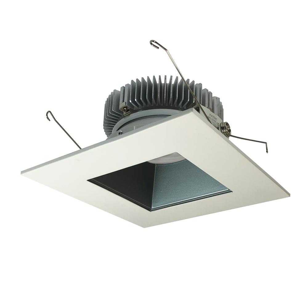 6&#34; Cobalt Dedicated High Lumen Square/Square, 2000lm, 2700K, Pewter Reflector / White Flange