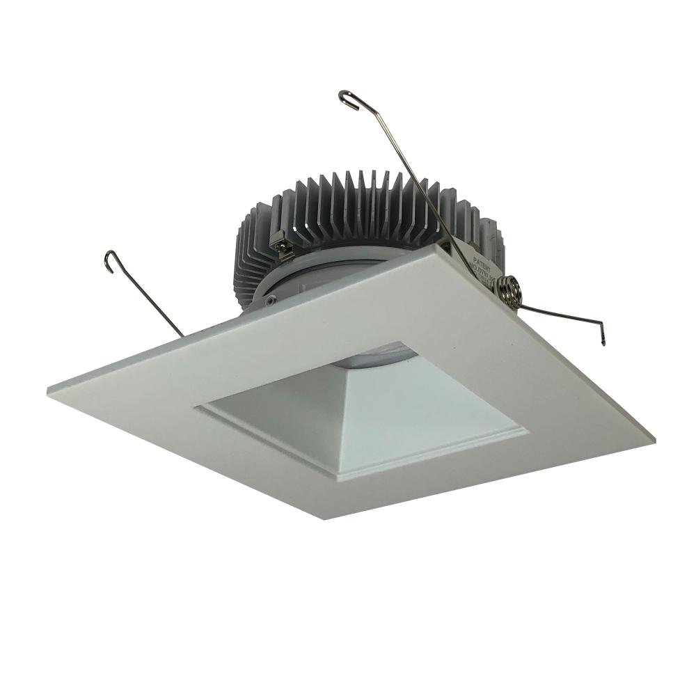 6&#34; Cobalt Dedicated High Lumen Square/Square, 1500lm, 4000K, White Reflector / White Flange