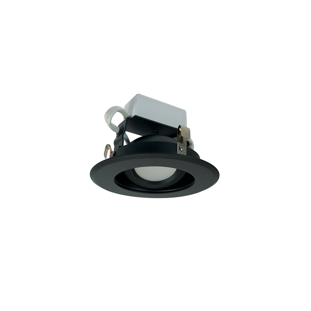 4&#34; Cobalt Adjustable LED Retrofit, 1000lm / 12W, 3000K, Black Reflector / Black Flange