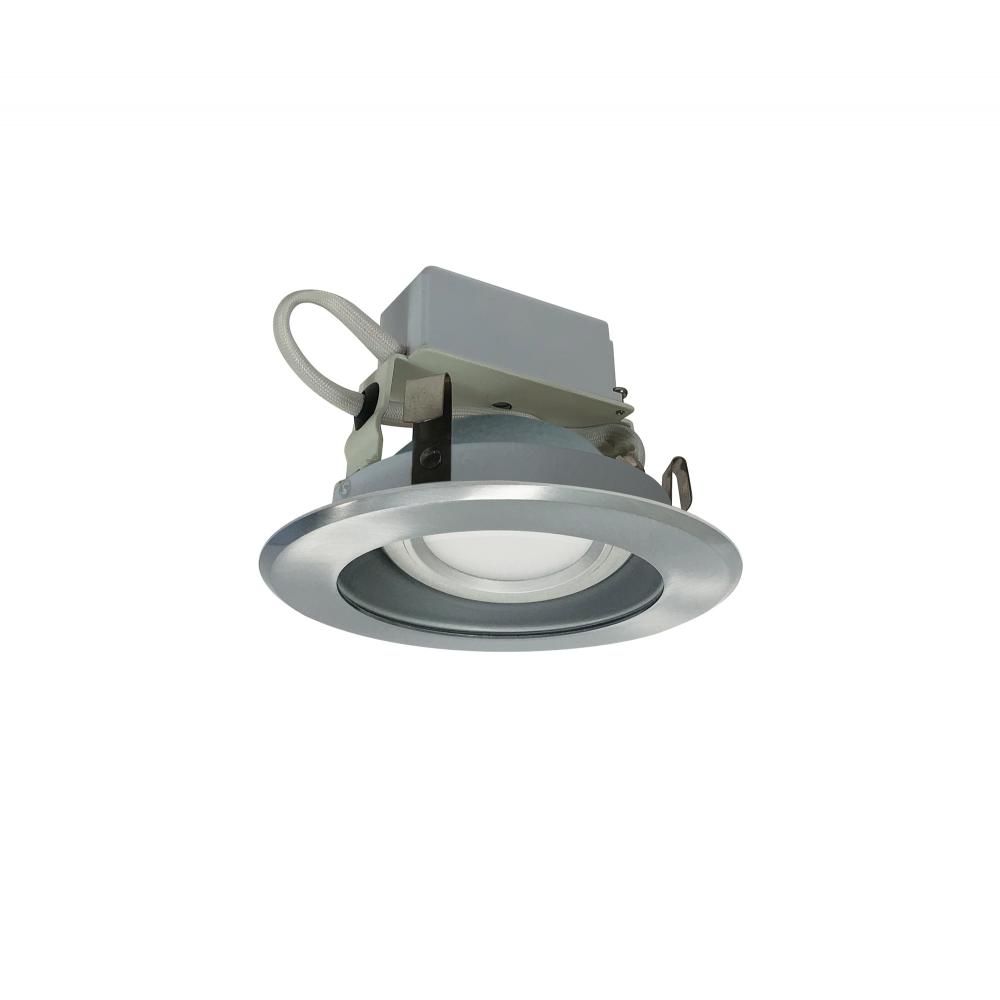 4&#34; Cobalt Adjustable LED Retrofit, 1000lm / 12W, 3000K, Haze Reflector / Natural Metal Flange