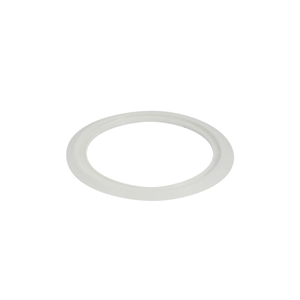 Round Oversize Ring for 4&#34; Cobalt Retrofits, Matte Powder White Finish