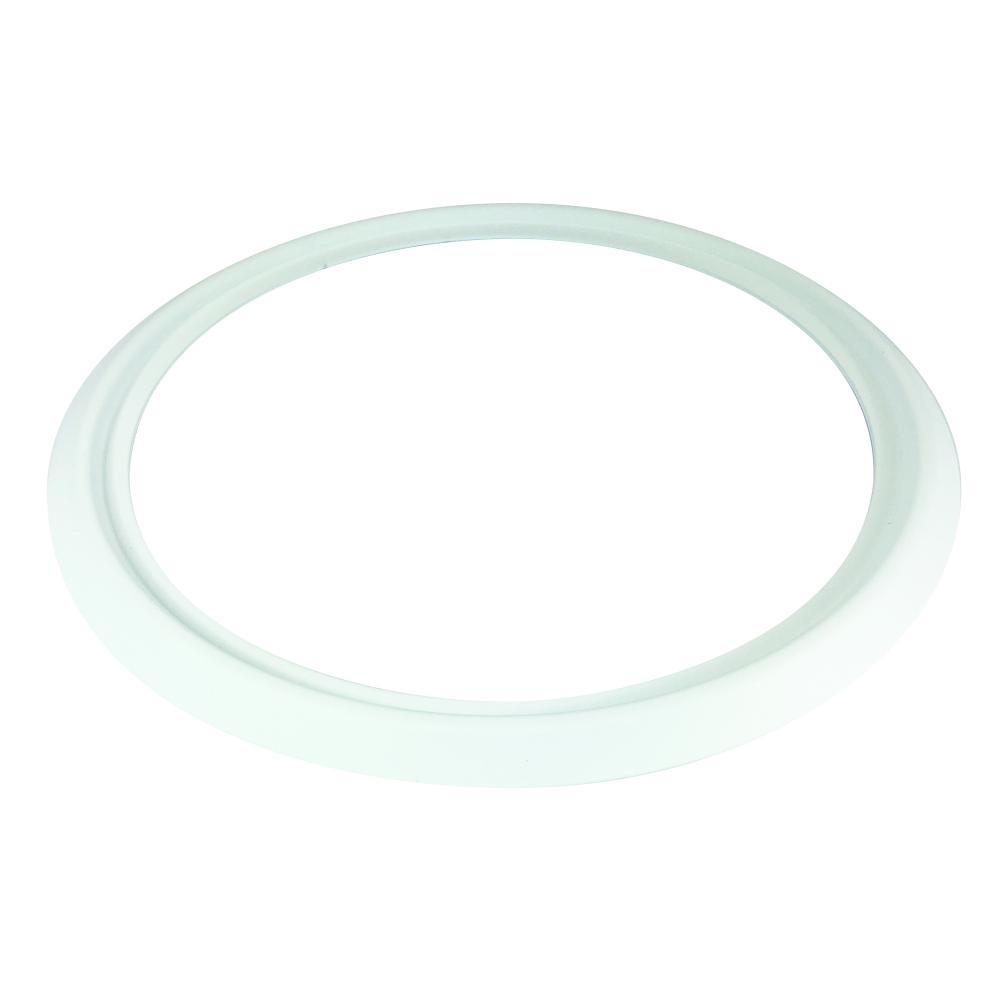 Round Oversize Ring for 6&#34; Cobalt Retrofits, White Finish