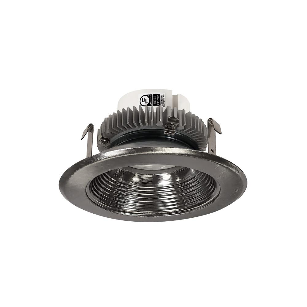 4&#34; Cobalt Click Round Retrofit Baffle, 1000lm / 13.5W, Selectable CCT, Natural Metal Baffle /