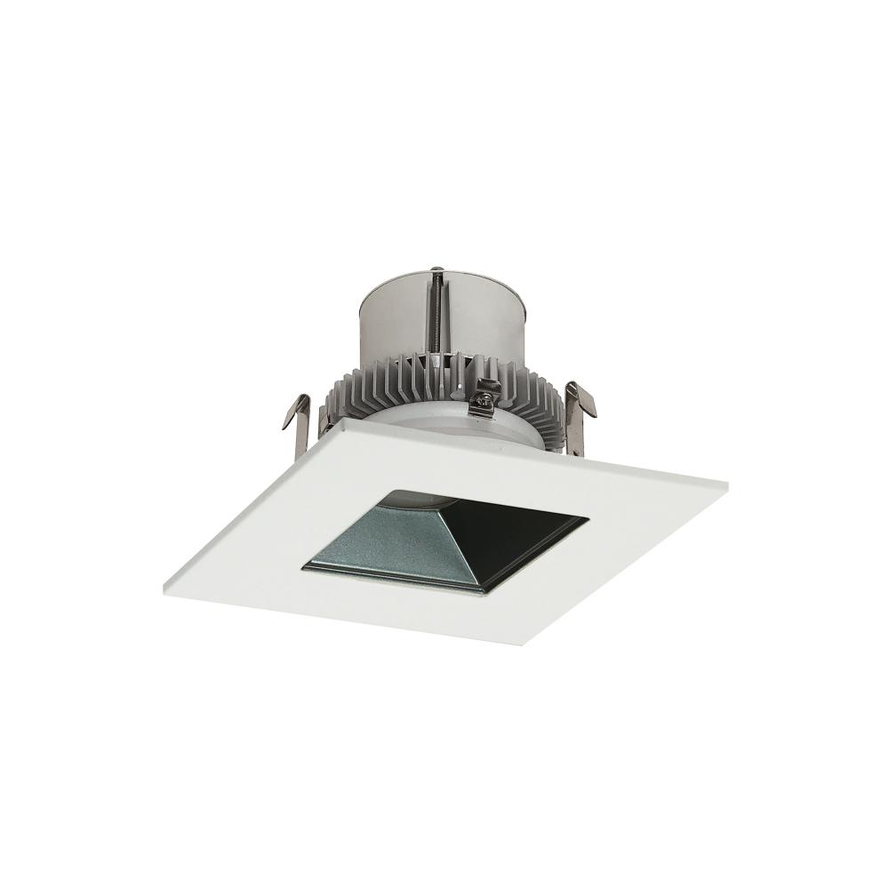 4&#34; Cobalt Click Square Retrofit Reflector with Square Aperture, 1000lm / 12W, 2700K, Pewter