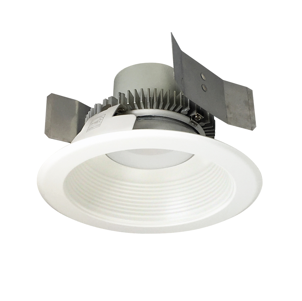 5&#34; Cobalt Click Round Retrofit Baffle, 750lm / 10W, 3500K, Matte Powder White Baffle / Matte