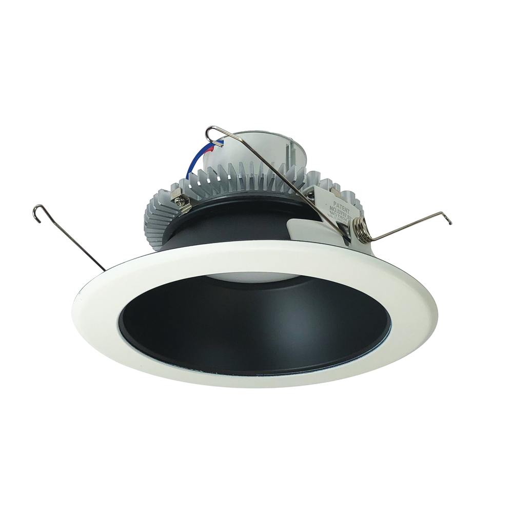 6&#34; Cobalt Click Round Retrofit Reflector, 1000lm / 12W, 3500K, Black Reflector / White Flange