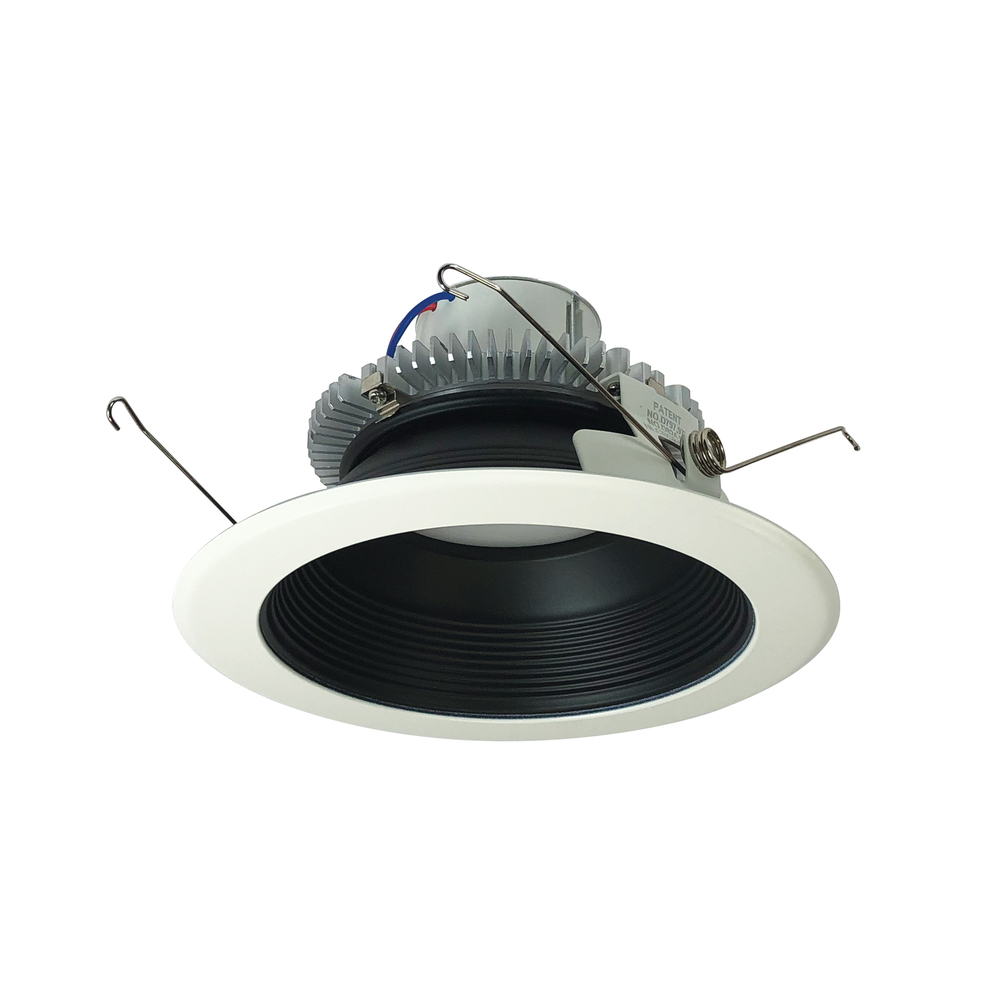 6&#34; Cobalt Click LED Retrofit, Baffle, 750lm / 10W, 4000K, Black Baffle / White Flange