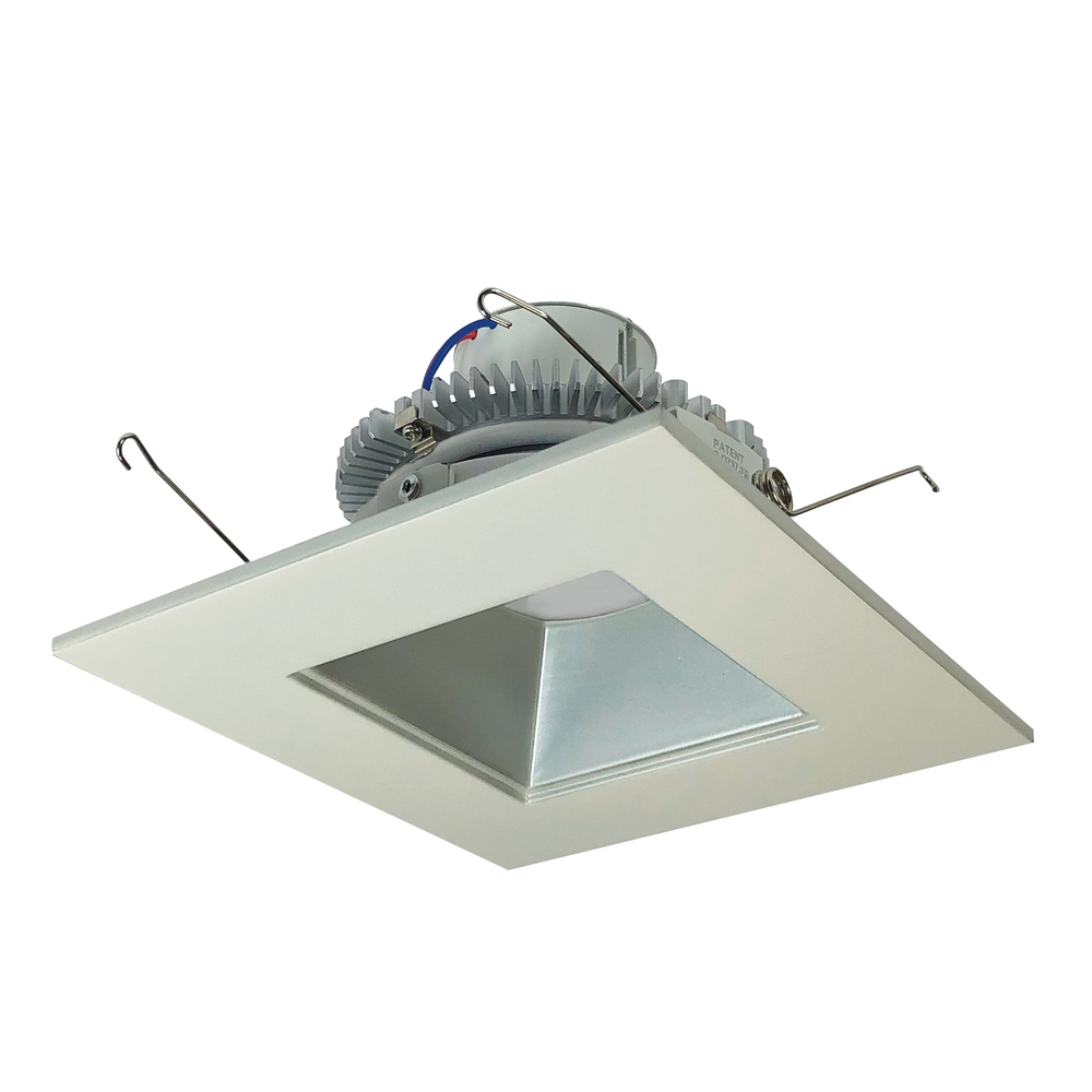 6&#34; Cobalt Click LED Retrofit, Square Reflector, 750lm / 10W, 4000K, Haze Reflector / White