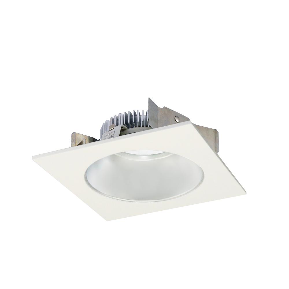 4&#34; Cobalt Shallow High Lumen LED Trim, Square/Round Reflector, 1250lm, 2700K, Haze/White