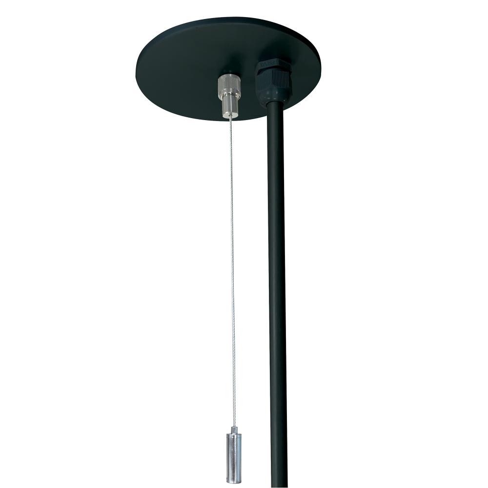 20&#39; Pendant & Power Mounting Kit for L-Line Direct Series, Black Finish