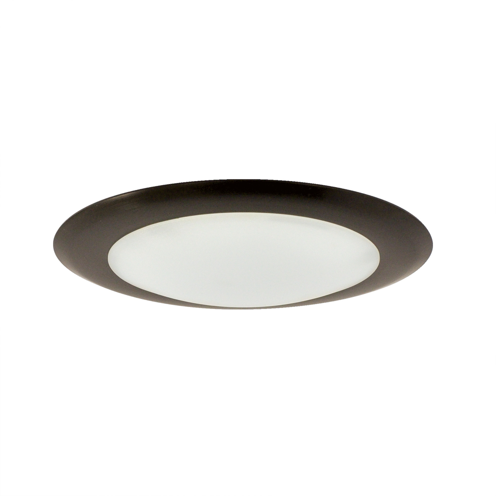 6&#34; AC Opal LED Surface Mount, 1150lm / 16.5W, 2700K, Bronze finish