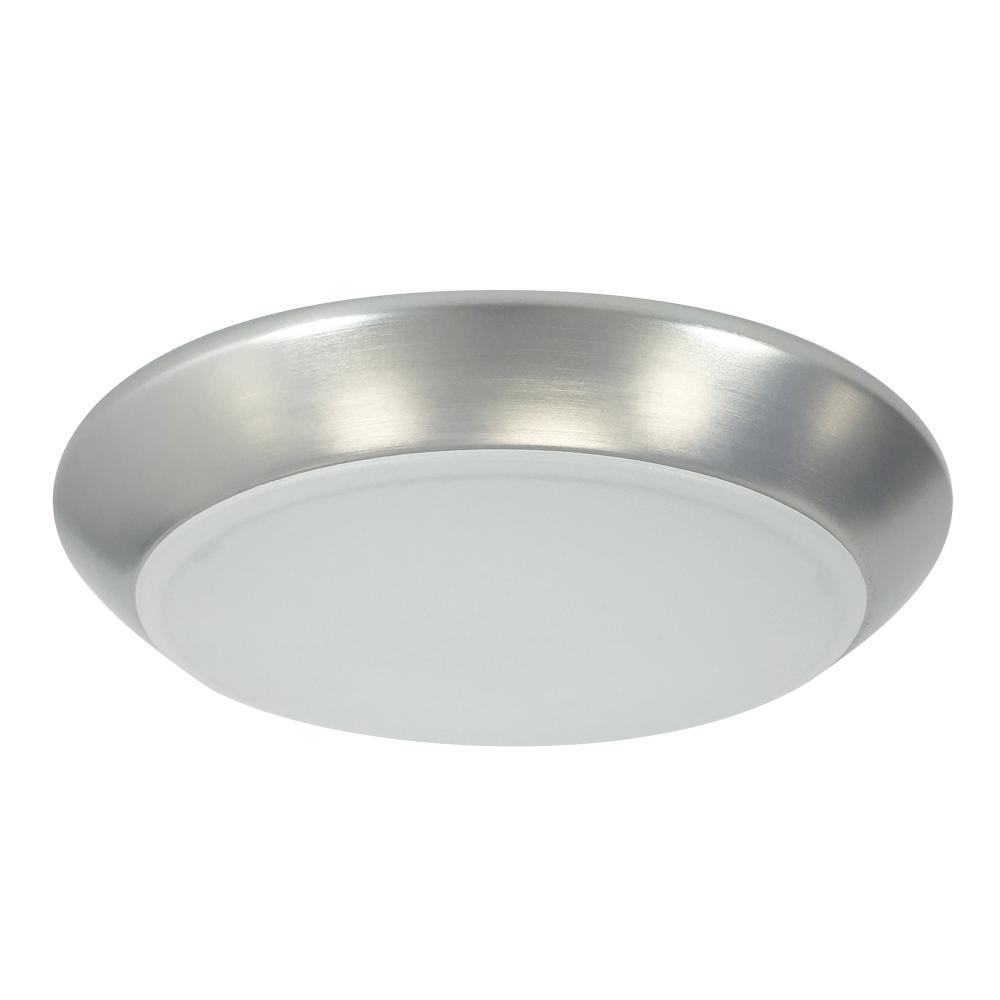 8&#34; AC Opal LED Surface Mount, 2150lm / 30W, 5000K, Natural Metal finish