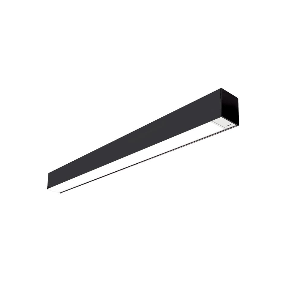 2&#39; L-Line LED Indirect/Direct Linear, 3710lm / Selectable CCT, Black Finish, with Motion Sensor