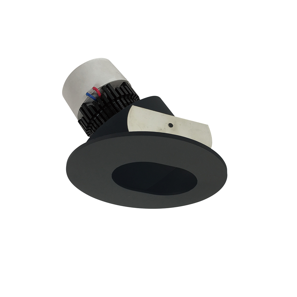 4&#34; Pearl LED Round Adjustable Slot Aperture Retrofit, 800lm / 12W, Comfort Dim, Black Slot