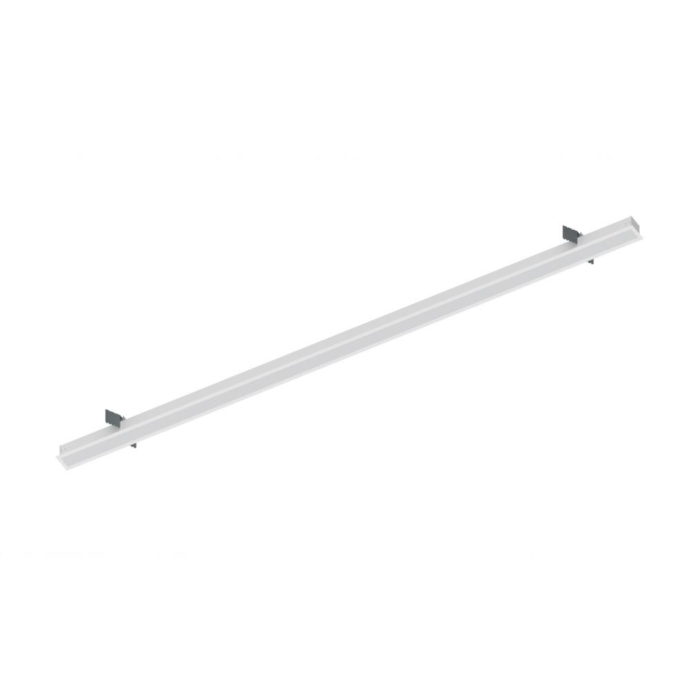 8&#39; L-Line LED Recessed Linear, 8400lm / 4000K, White Finish