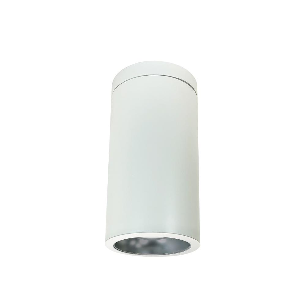 6&#34; Cobalt Surface Mount Cylinder, White, 1000L, 3000K, Matte Powder White Reflector, 120V