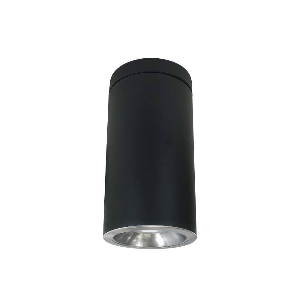 6&#34; Cobalt Surface Mount Cylinder, Black, 1000L, 3500K, Natural Metal Reflector, 120V Triac/ELV