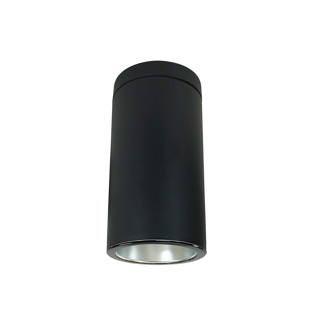 6&#34; Sapphire III Surface Mount Black Cylinder, Diffused Black Reflector/Black Flange, 120V; Phase