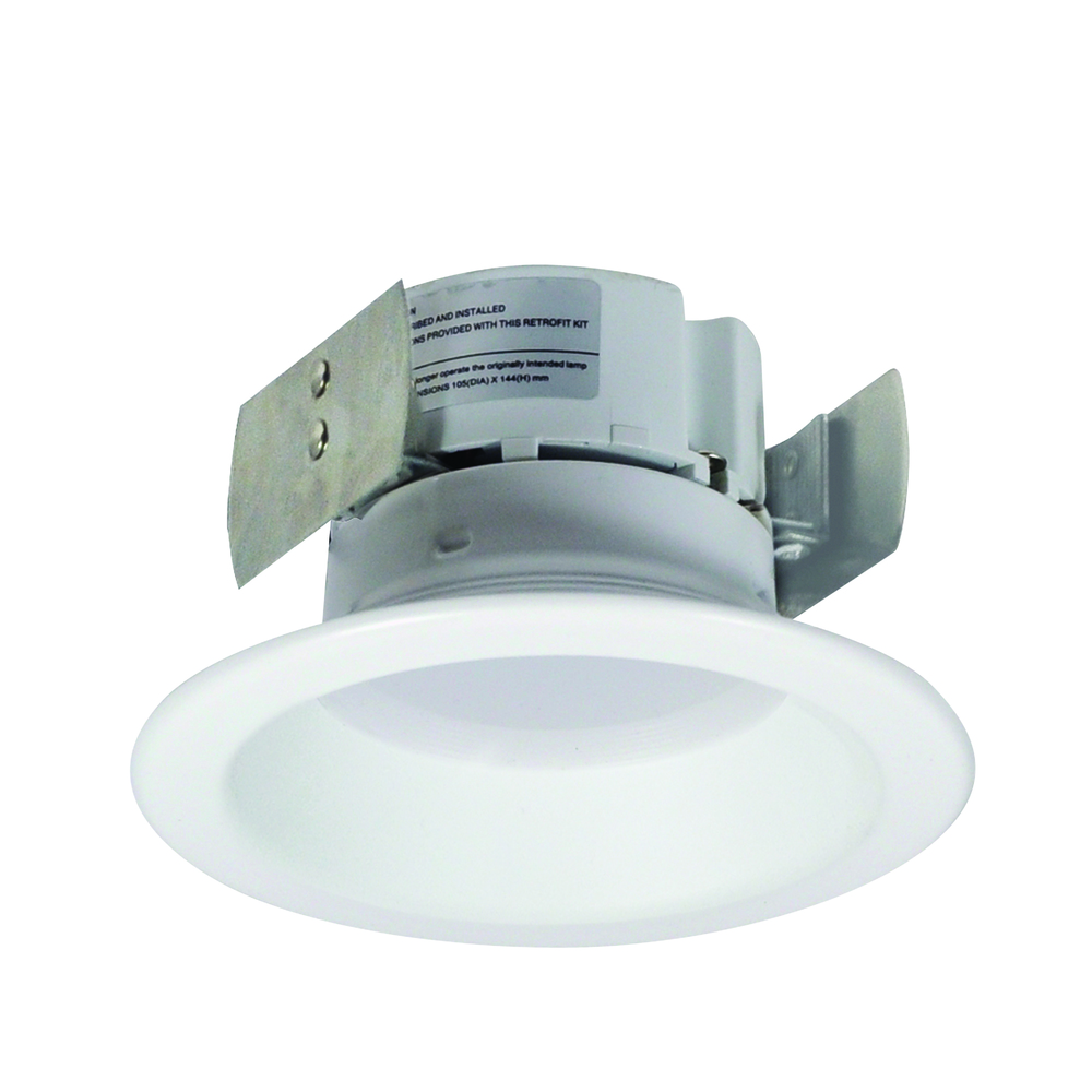 4&#34; Onyx Retrofit LED, Round Reflector, 650lm, 10.5W, 4000K, 120V, White