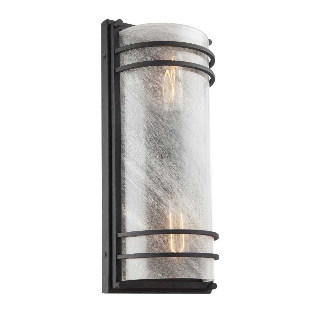 Keswick 1 Light Outdoor Wall Sconce, Black