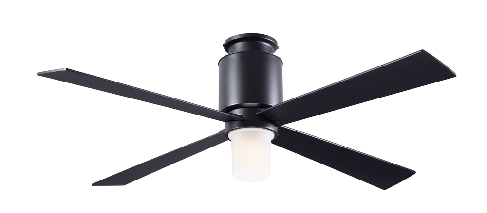 Lapa Flush Fan; Dark Bronze Finish; 50&#34; White Blades; 17W LED; Wall Control with Remote Handset