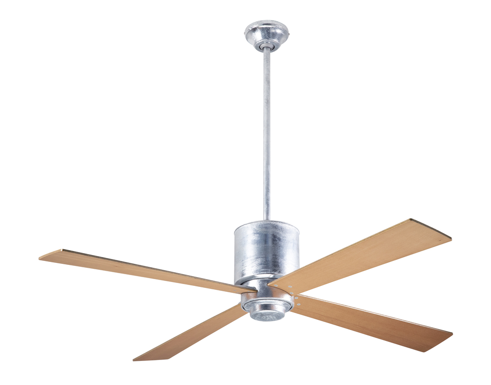 Lapa Fan; Galvanized Finish; 50&#34; Maple Blades; No Light; Fan Speed and Light Control (2-wire)
