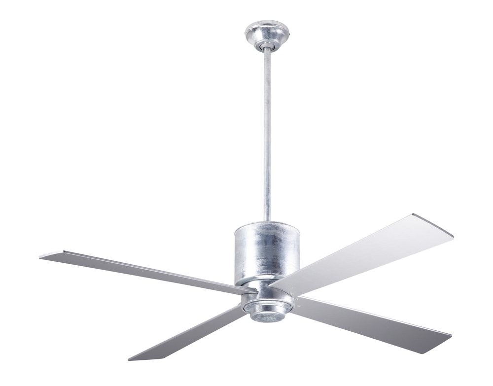 Lapa Fan; Galvanized Finish; 50" Silver Blades; No Light; Fan Speed and Light Control (2-wire)