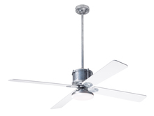 Modern Fan Co. IND-GV-50-WH-272-RC - Industry DC Fan; Galvanized Finish; 50" White Blades; 20W LED Open; Remote Control
