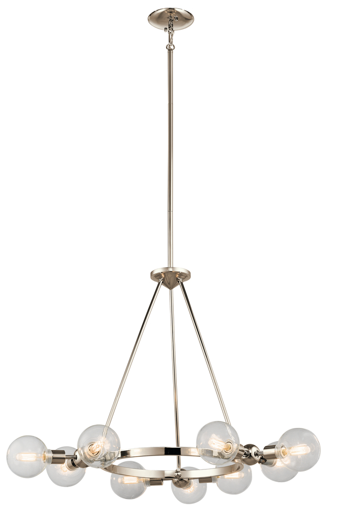 Garim™9 Light Chandelier Polished Nickel