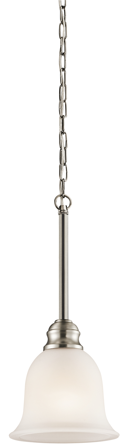 Tanglewood™ 6.25&#34; 1 Light Mini Pendant Brushed Nickel