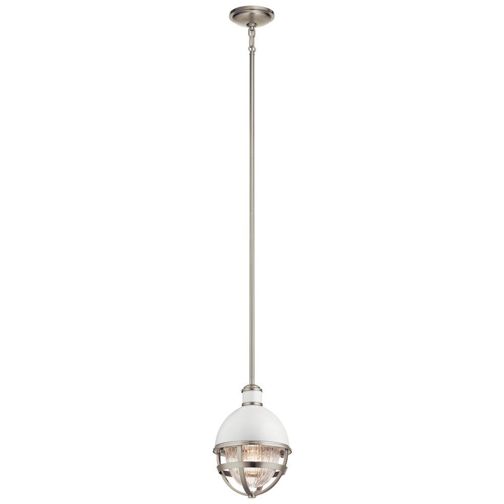 Tollis™ 12.5&#34; 1 Light Mini Pendant Brushed Nickel